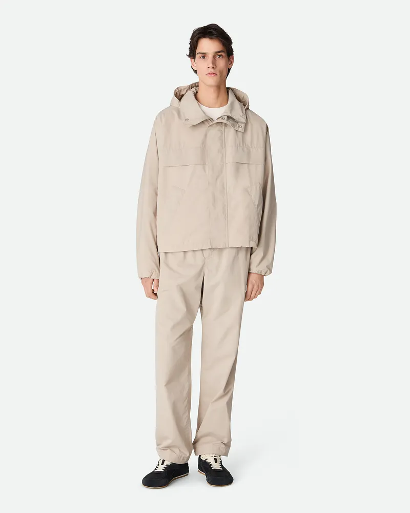 Bottega Veneta Blouson Aus Tech Nylon - Grau & Silberfarben - Herren 100 % Polyamid Grau