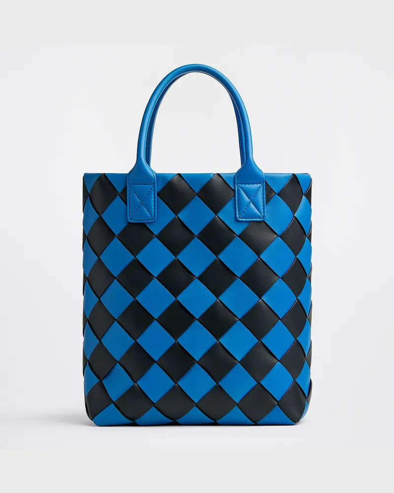 Bottega Veneta Maxi Tote Intreccio - Blau - Damen - 100% Lammleder Blau