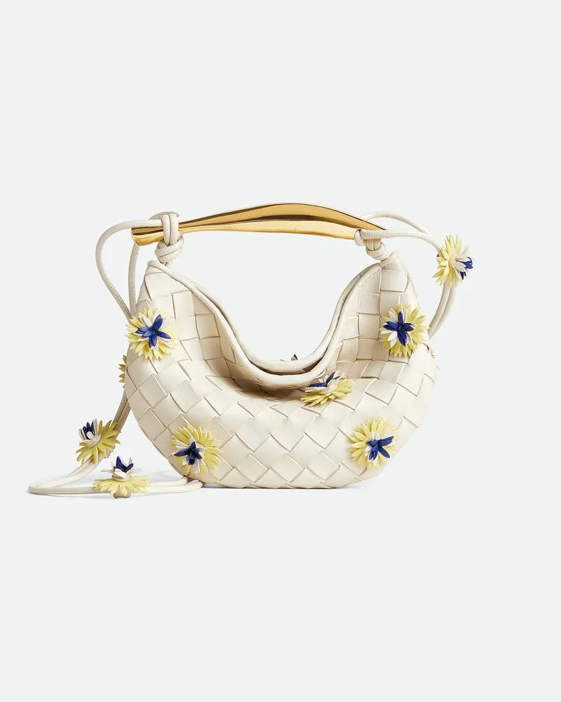 Bottega Veneta Baby Sardine - Weiss - Damen - 100% Lammleder Weiss