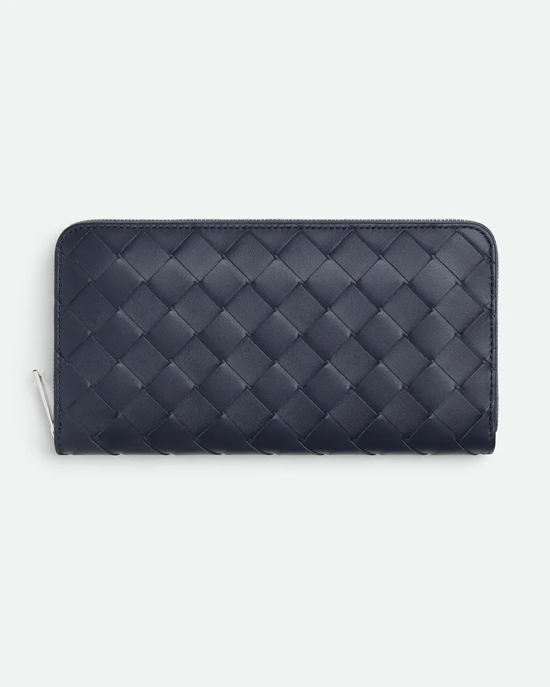 Bottega Veneta Intrecciato Portemonnaie Mit mlafenden Zip Abyss
