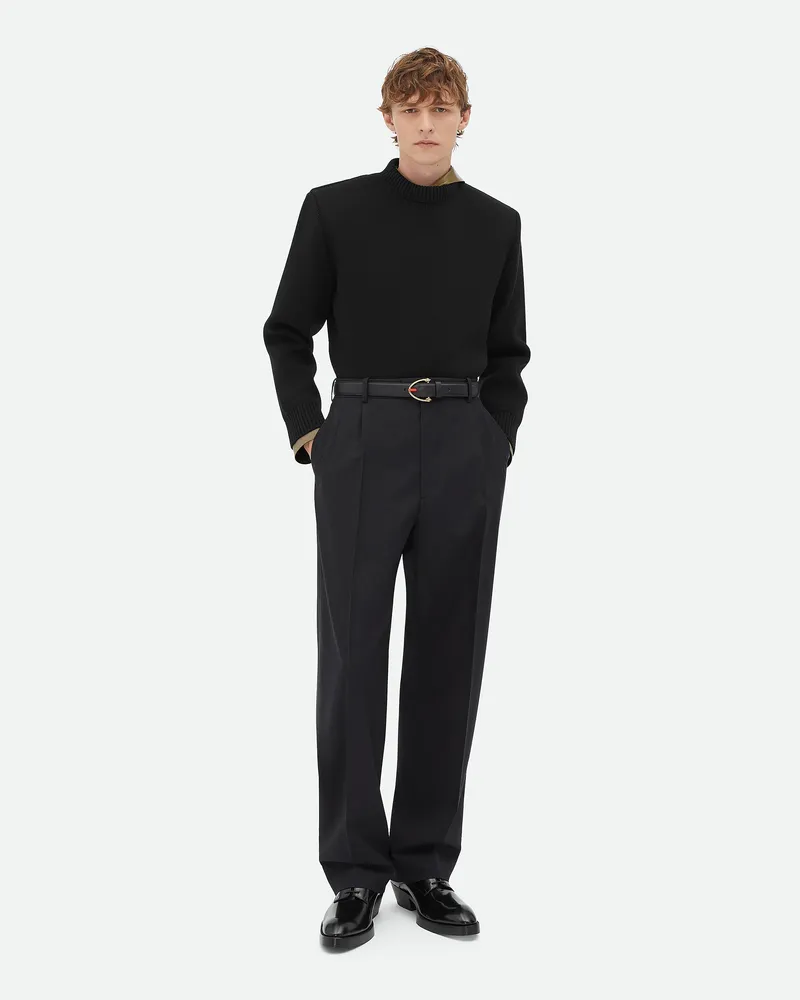 Bottega Veneta Kassischer Wopuover Black