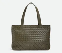 Kleine Intrecciato Tote Mit Zip