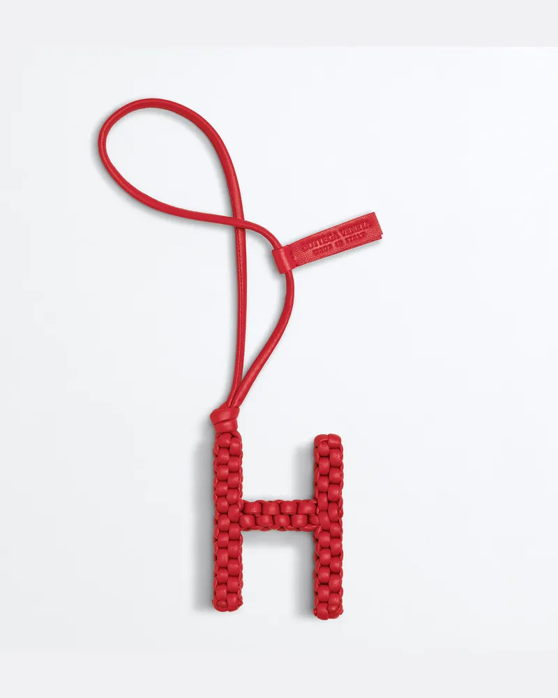 Bottega Veneta Buchstabe H-Charm-Rot - Unisex Rot