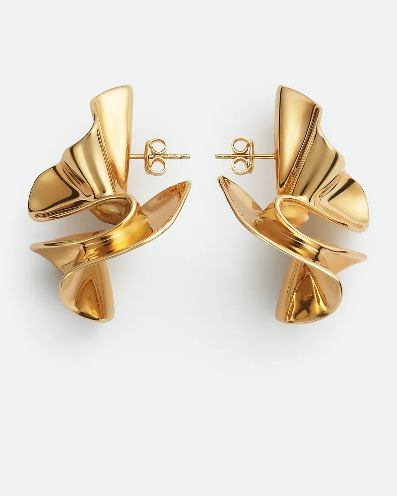 Bottega Veneta Große Anemone Ohrringe - Gold - Damen Gold