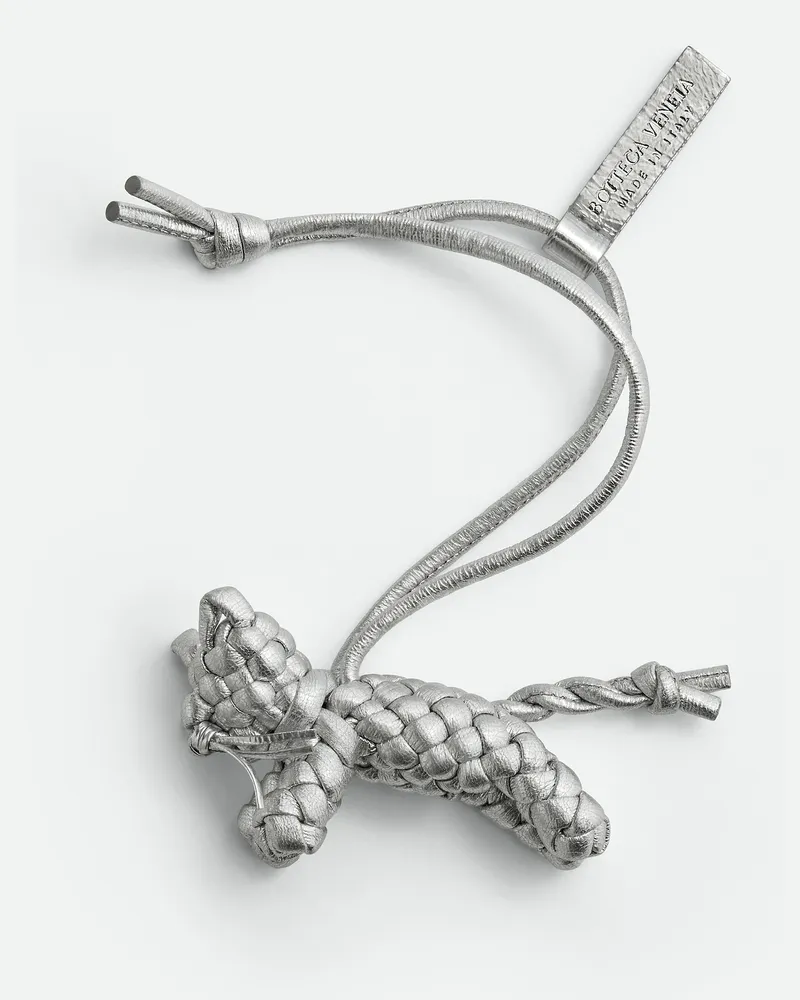 Bottega Veneta Katzen-charm Silver
