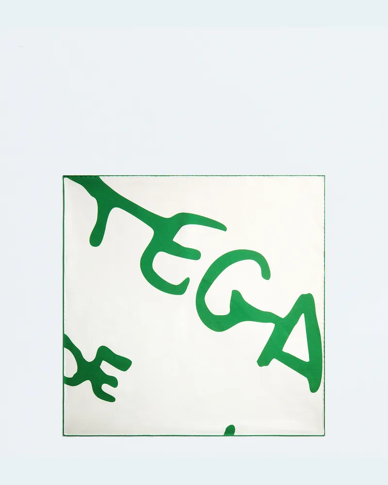 Bottega Veneta Foulard Aus Seidentwill - Grün - Damen - 100 % Seide Grün