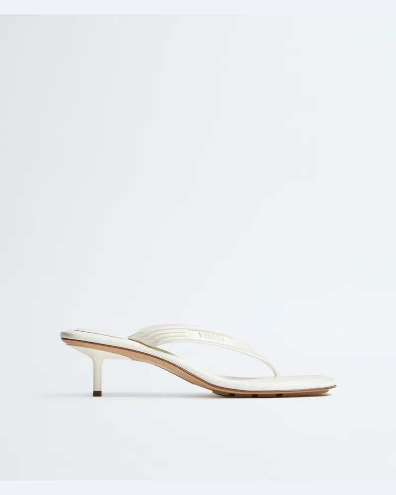 Bottega Veneta Sampieri Zehenstegsandale - Weiss - Damen 100% Thermoplastisches Polyurethan Weiss