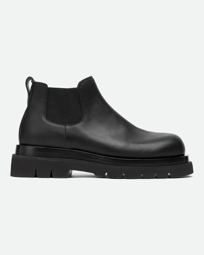 Bottega Veneta Lug Chelsea-stiefelette - Schwarz - Herren 100% Kalbsleder Schwarz