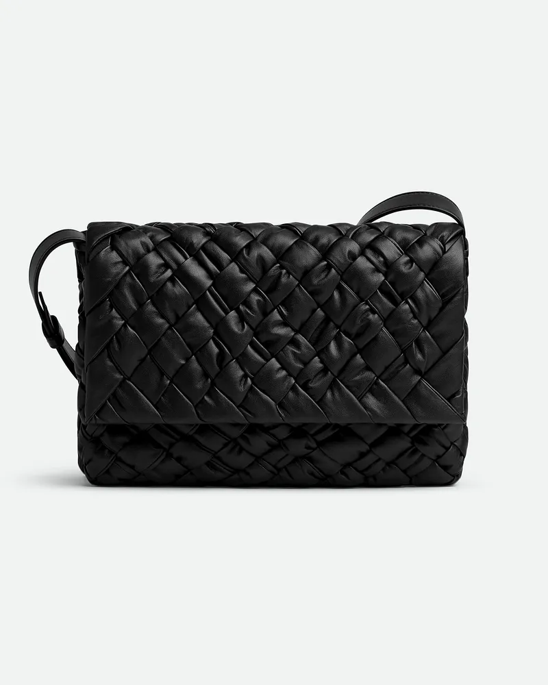 Bottega Veneta Rmple Messenger Black