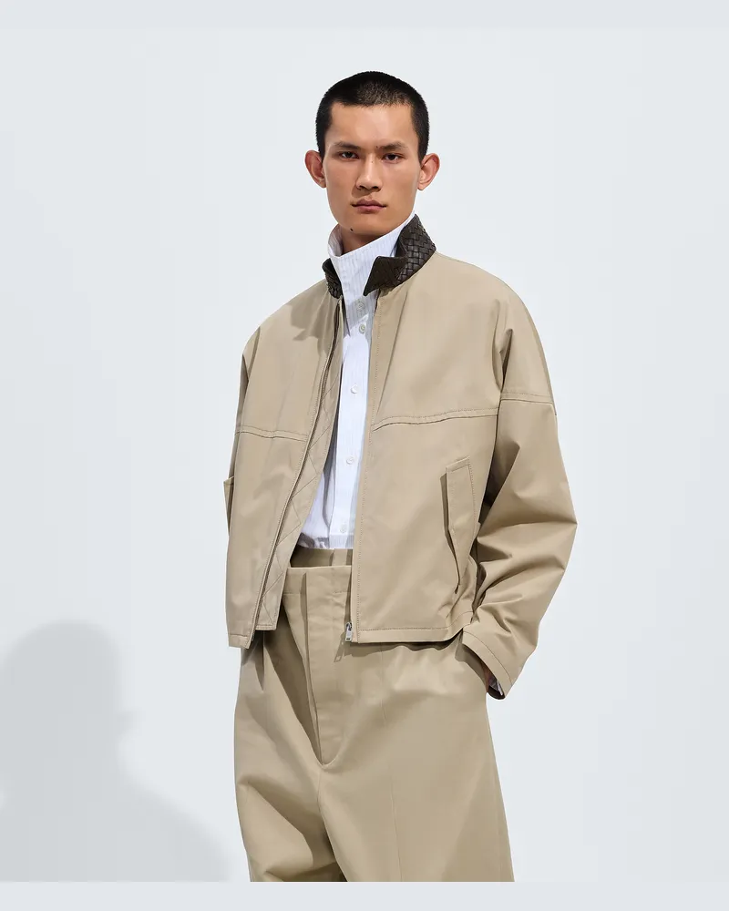Bottega Veneta Leichte Baumwolljacke - Braun - Herren 100 % Baumwolle Braun