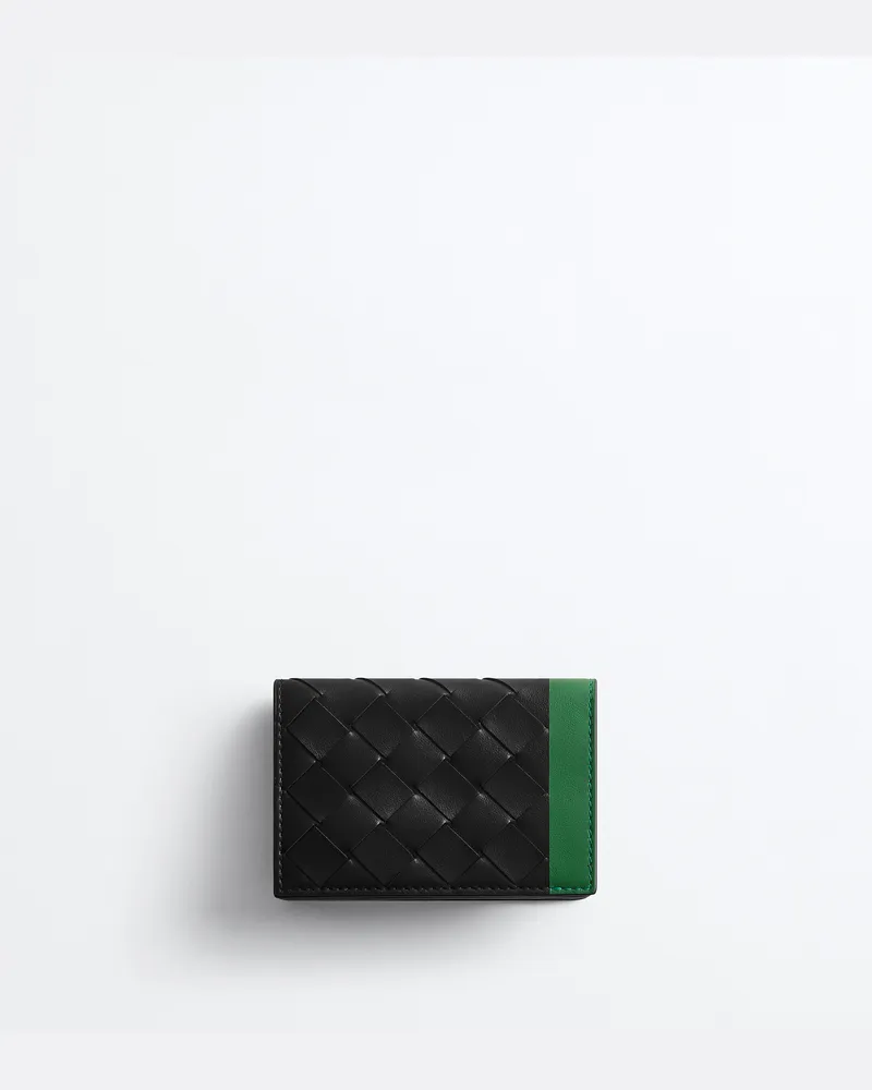 Bottega Veneta Intrecciato Visitenkartenetui-Schwarz - Herren Schwarz