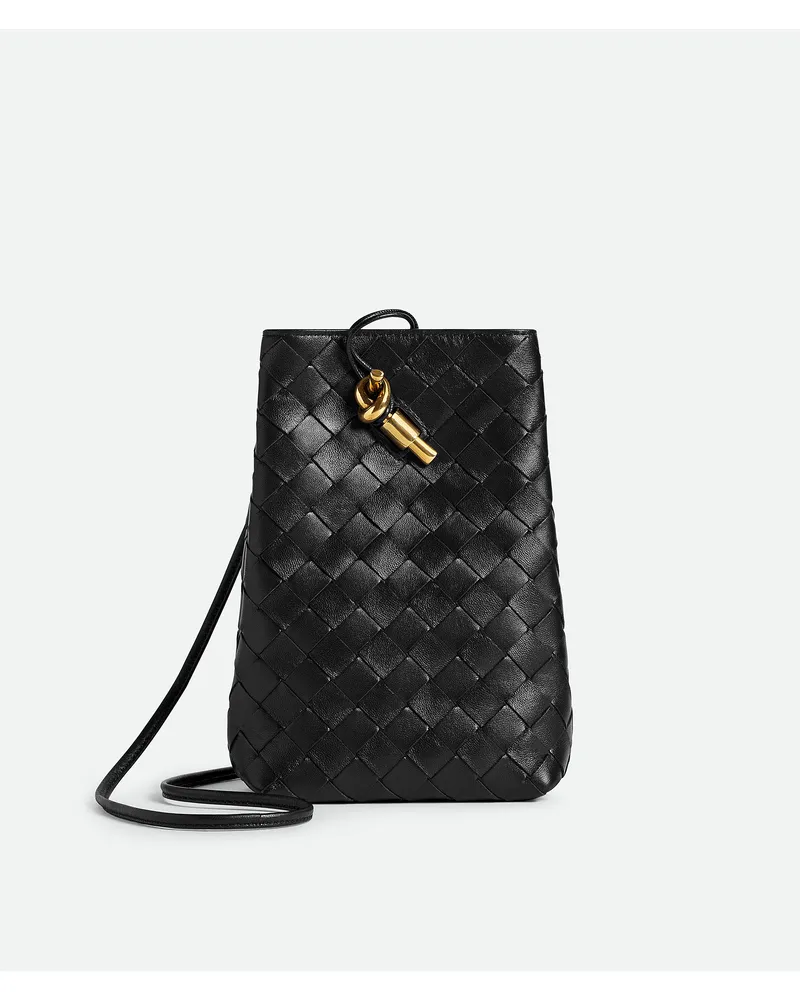Bottega Veneta Andiamo Handytasche - Schwarz - Damen - 100 % Lammleder Schwarz