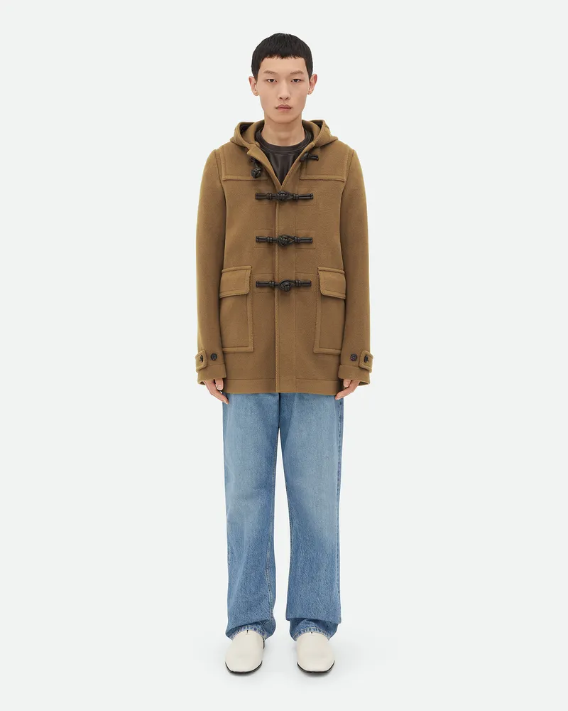 Bottega Veneta Dufflecoat Aus Wolle Acorn