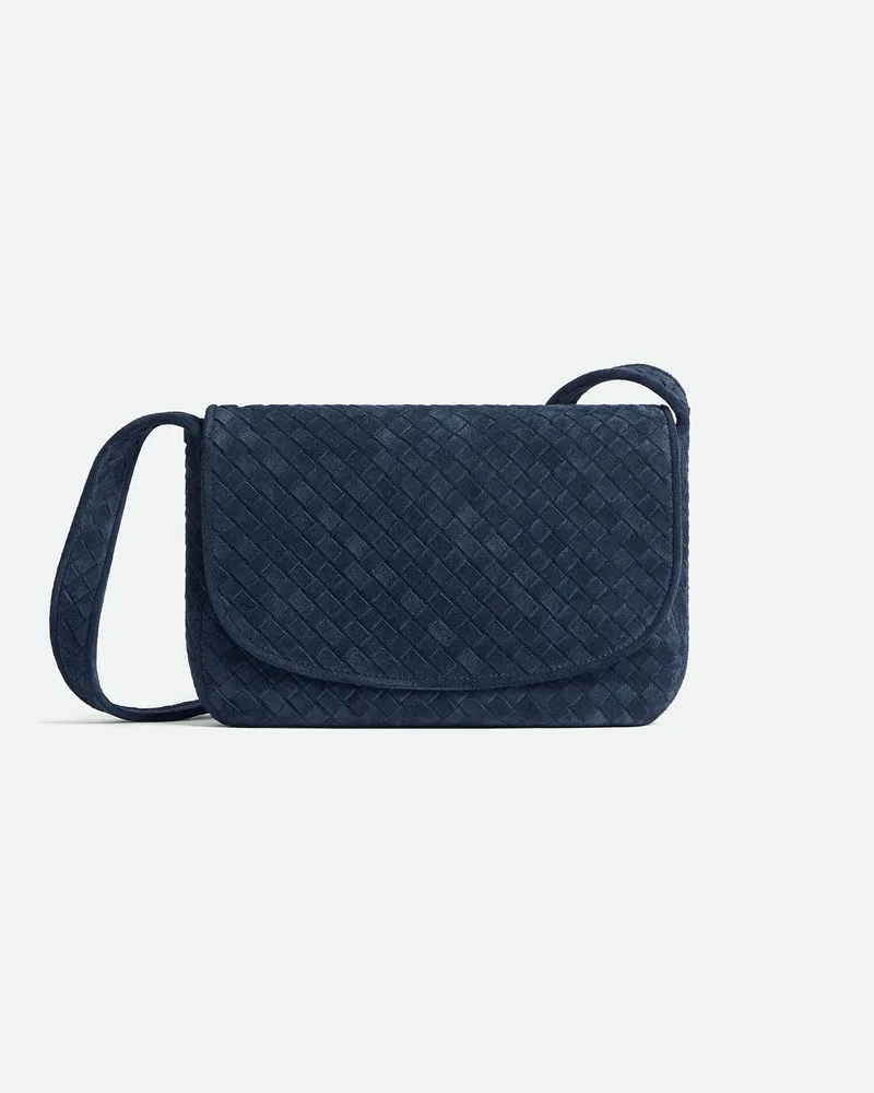 Bottega Veneta Veneto Flap Messenger Neptune