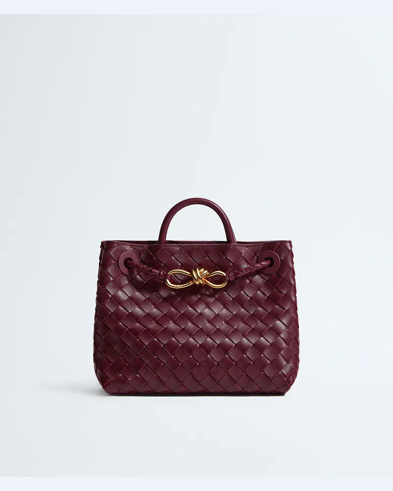 Bottega Veneta Kleine Andiamo - Bordeaux - Damen - 100 % Lammleder Bordeaux