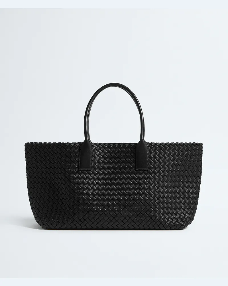 Bottega Veneta Cabat - Schwarz - Unisex - 100 % Lammleder Schwarz