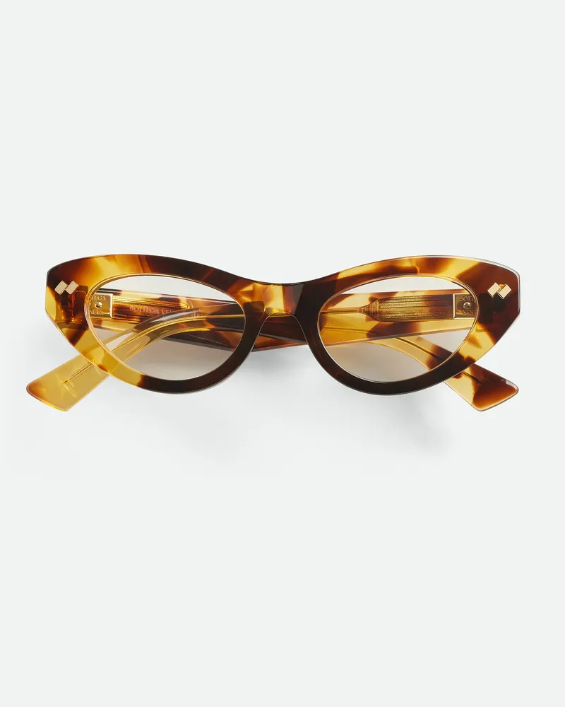 Bottega Veneta Dizzy Cat-eye-brille - Braun - Damen - 100 % Recyceltes Azetat Braun