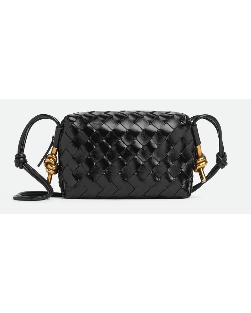 Bottega Veneta Mini Loop Metal Knots Black