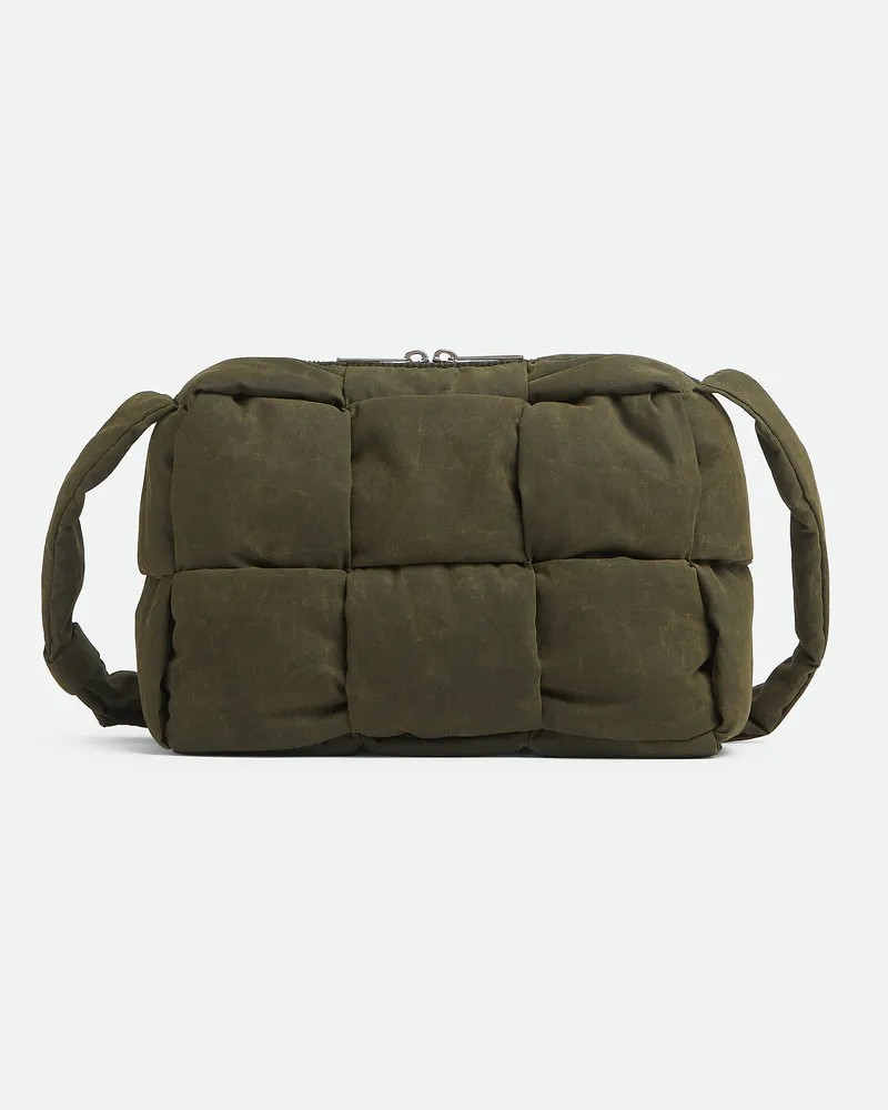 Bottega Veneta Mittelgroße Arco Padded Camera Bag Olive