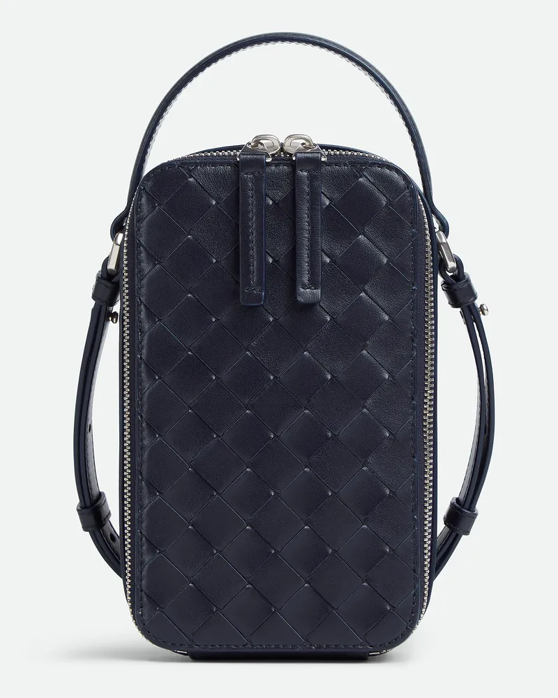 Bottega Veneta Getaway Handyhülle - Blau - Herren - 100% Kalbsleder Blau
