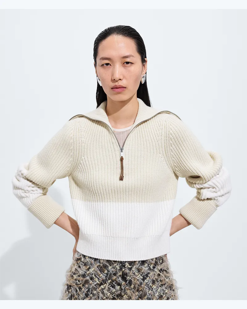 Bottega Veneta Pullover aus Wolle und Kaschmir-Grau - Damen Grau