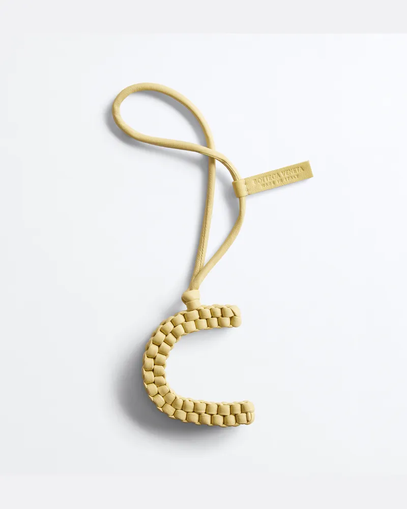 Bottega Veneta Buchstabe C-Charm-Gelb - Unisex Gelb