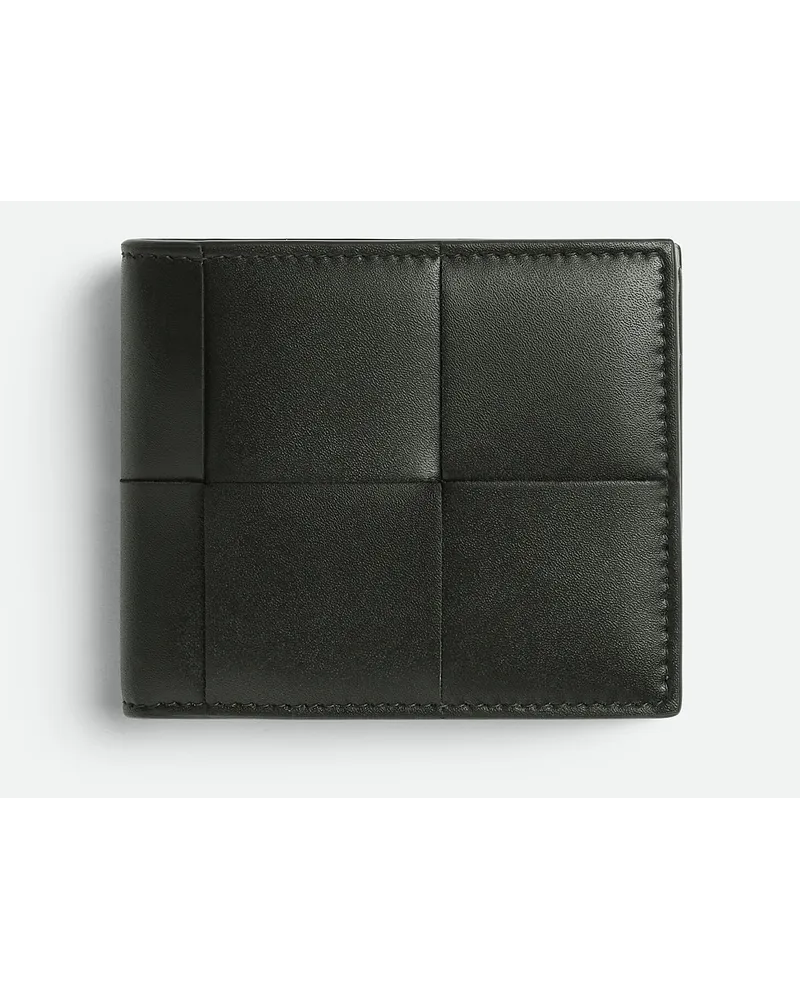 Bottega Veneta Cassette Bifold Portemonnaie Mit Münzfach Dark