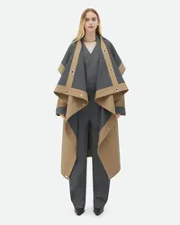 Bottega Veneta Cape Au Gebondeter Wolle Und Baumwolle Cane