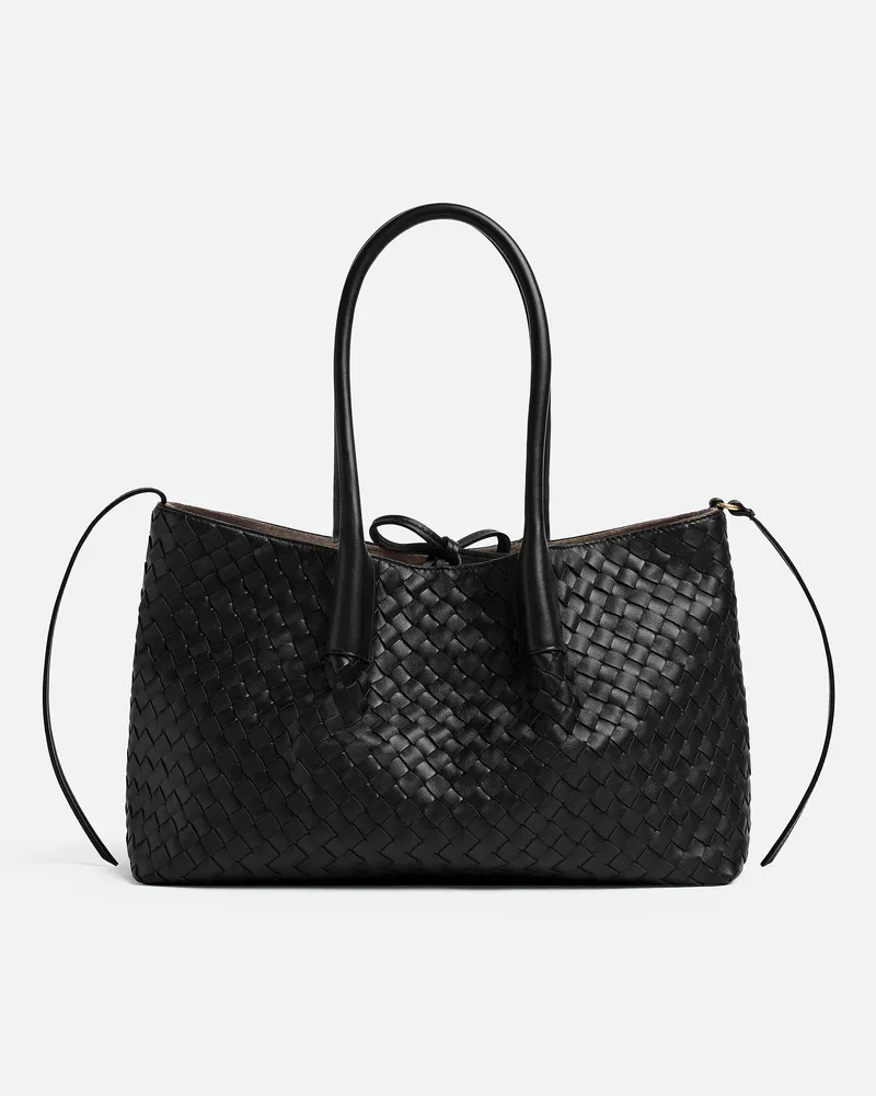 Bottega Veneta Pinacoteca - Schwarz - Damen - 100 % Kalbsleder Schwarz