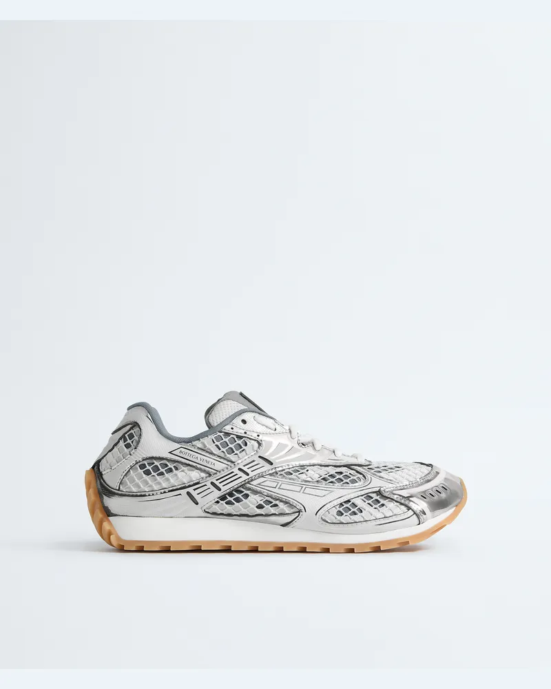 Bottega Veneta Orbit Sneaker - Grau & Silberfarben - Herren 28% Thermoplastisches Polyurethan, 30% Polyamid & 28% Polyurethan Grau