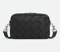 Kleine Intrecciato Camera Bag-Schwarz - Herren