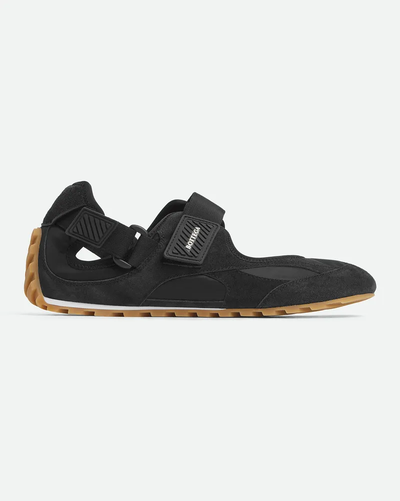 Bottega Veneta Orbit Flash Mary-Jane-Sneakers-Schwarz - Damen Schwarz