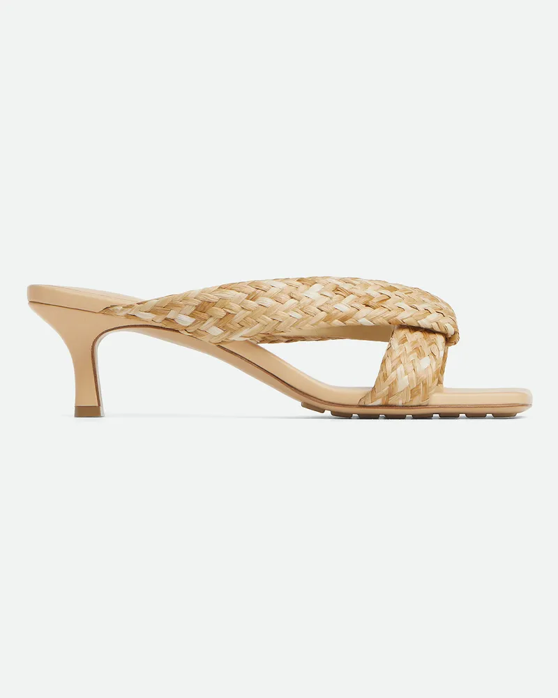Bottega Veneta Riva Mules - Beige - Damen 100% Nylon-Raffia Beige