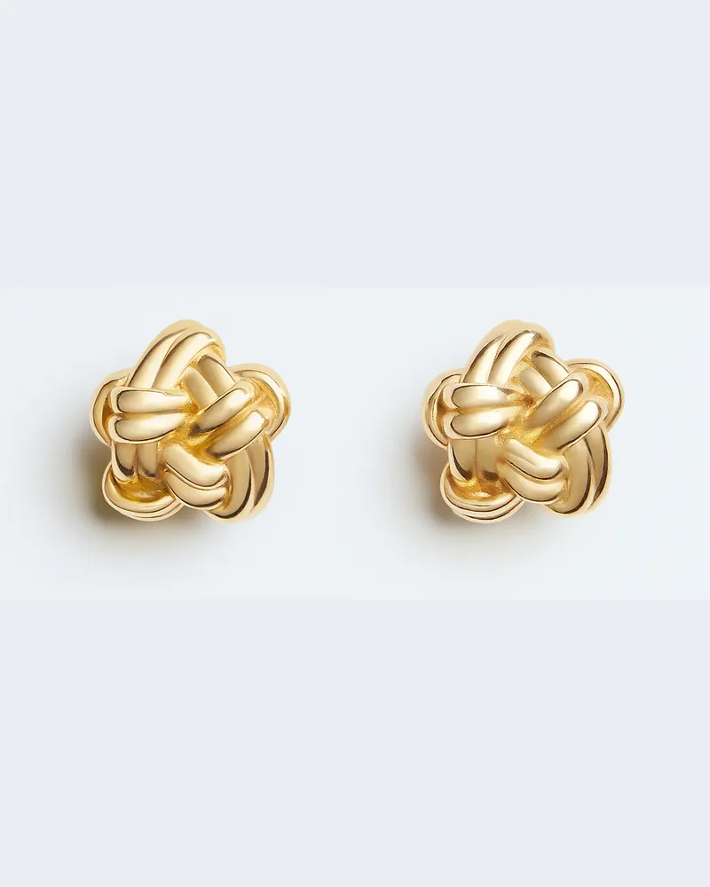 Bottega Veneta Knot Ohrstecker-Gelb - Damen Gelb