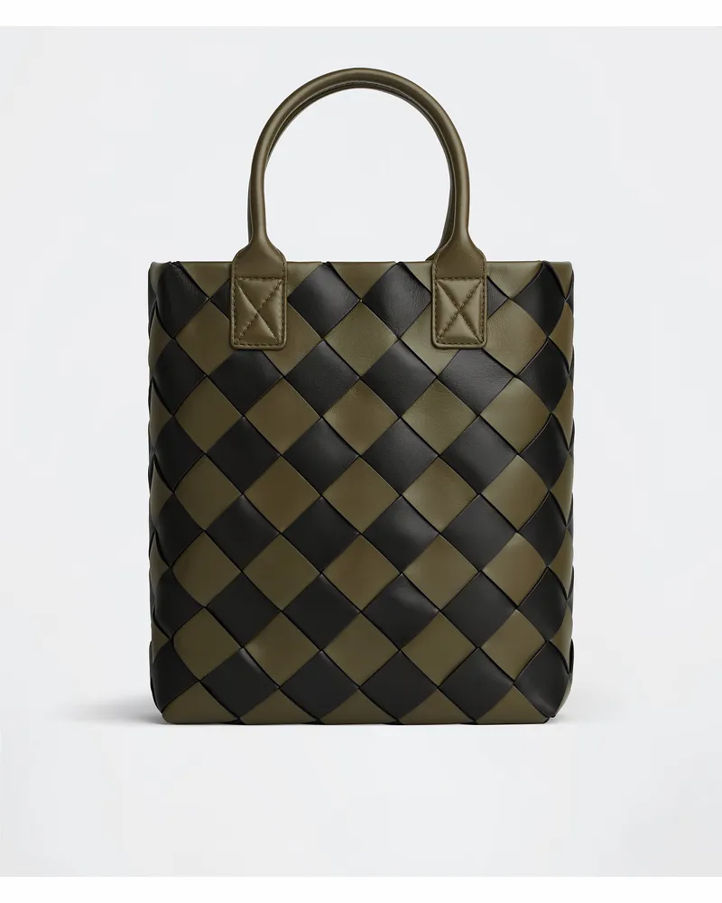 Bottega Veneta Maxi Tote Intreccio - Grün - Unisex - 100% Lammleder Grün