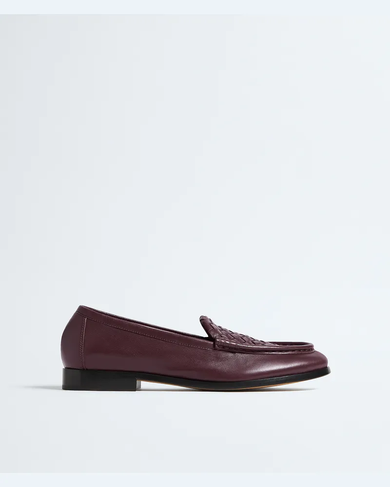 Bottega Veneta Silenzio Loafer-Bordeaux - Damen Bordeaux