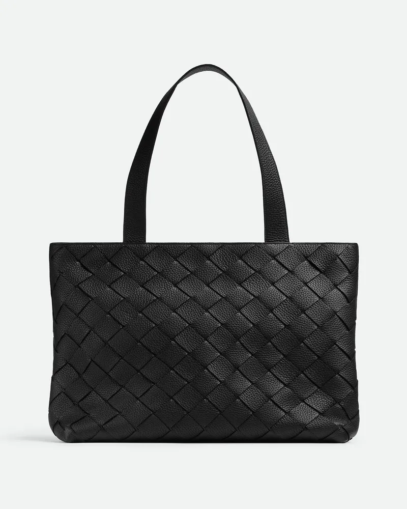 Bottega Veneta Kleine Intrecciato Tote Mit Zip - Schwarz - Herren Schwarz