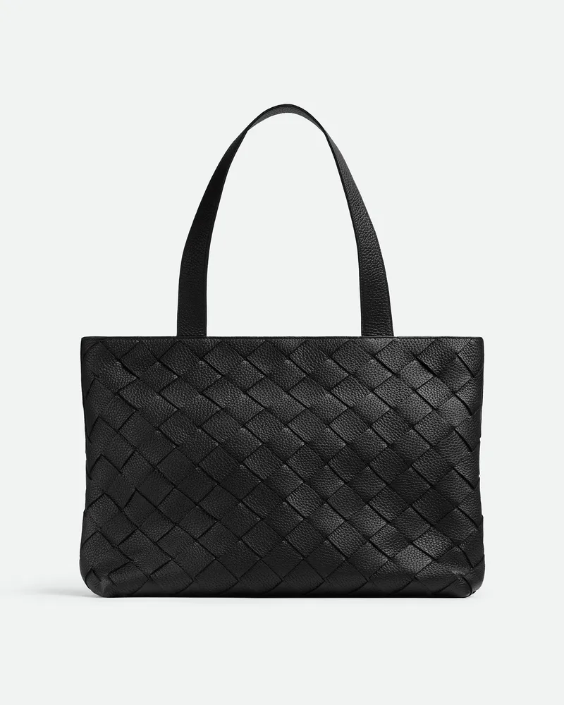 Bottega Veneta Kleine Intrecciato Tote Mit Zip - Schwarz - Herren - 100% Kalbsleder Schwarz