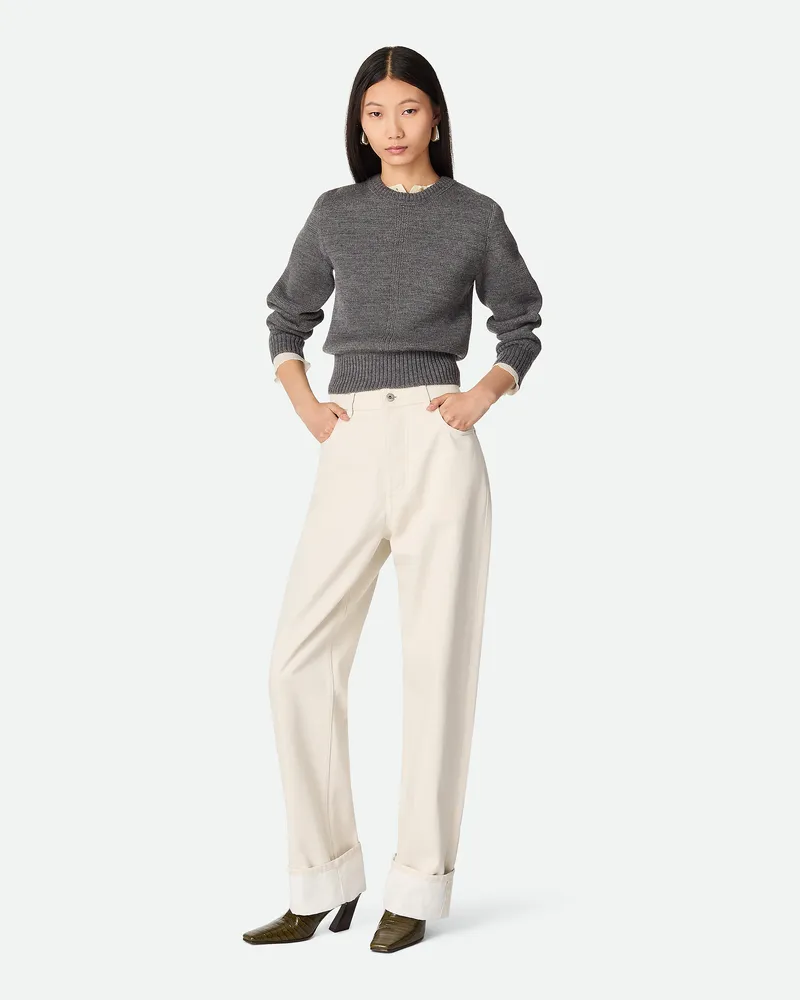 Bottega Veneta Bunte Jeans Mit Umschlag Pale