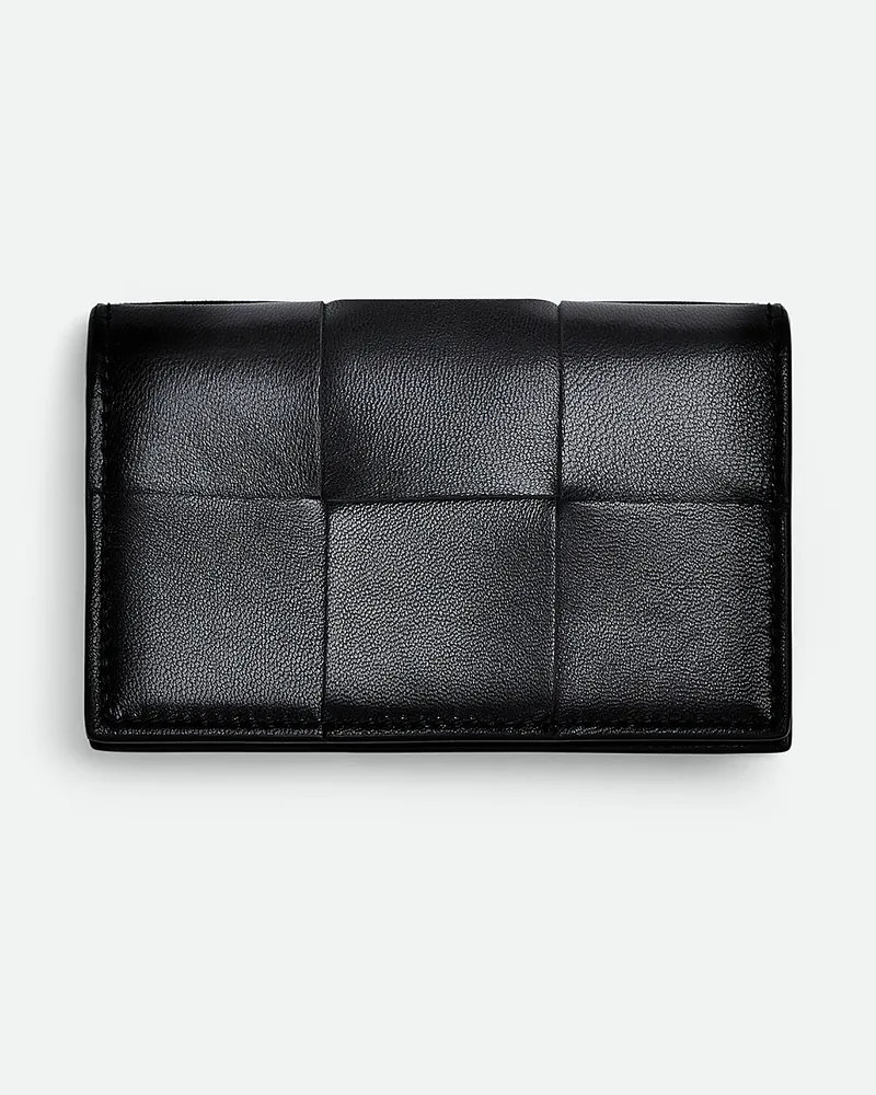 Bottega Veneta Cassette Visitenkartenetui Black