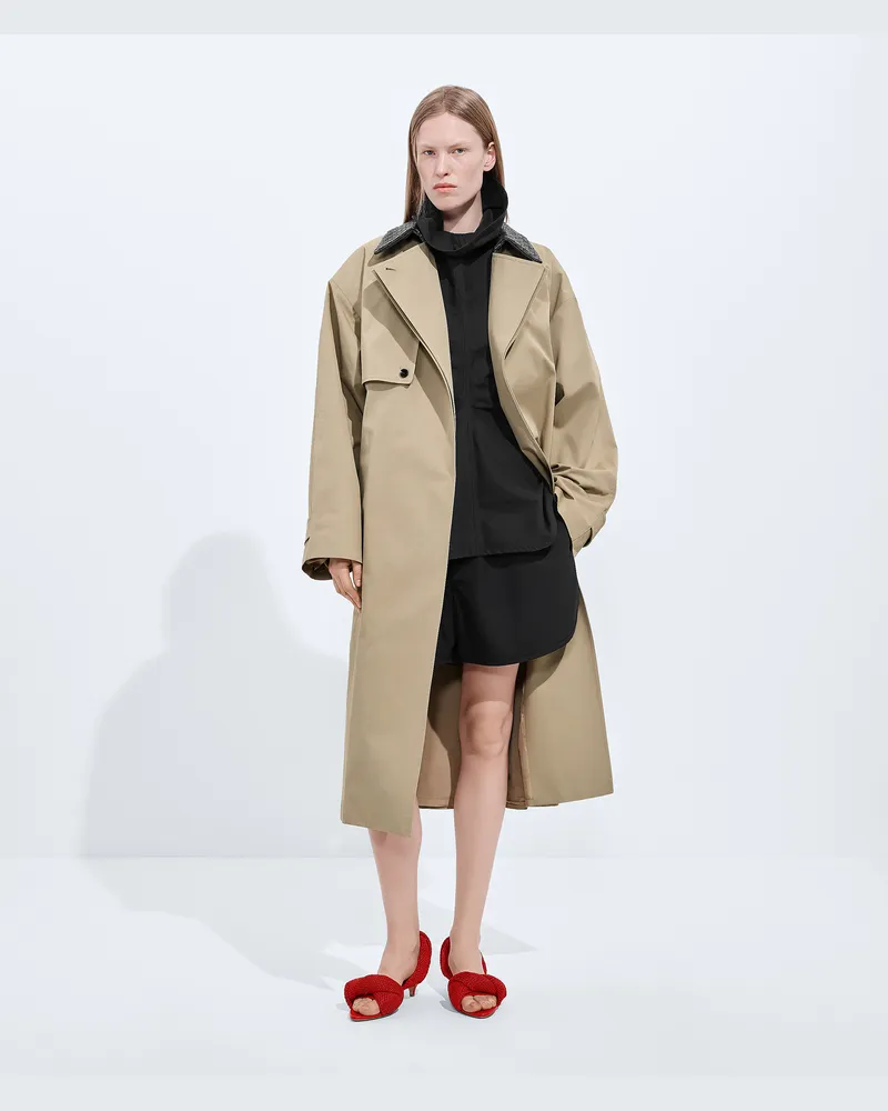 Bottega Veneta Trenchcoat aus Baumwolle-Beige - Damen Beige