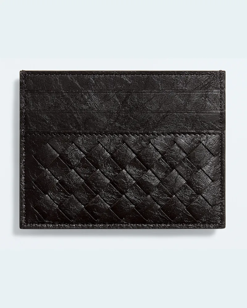 Bottega Veneta Kartenetui aus gewebtem Myzel-Braun - Herren Braun