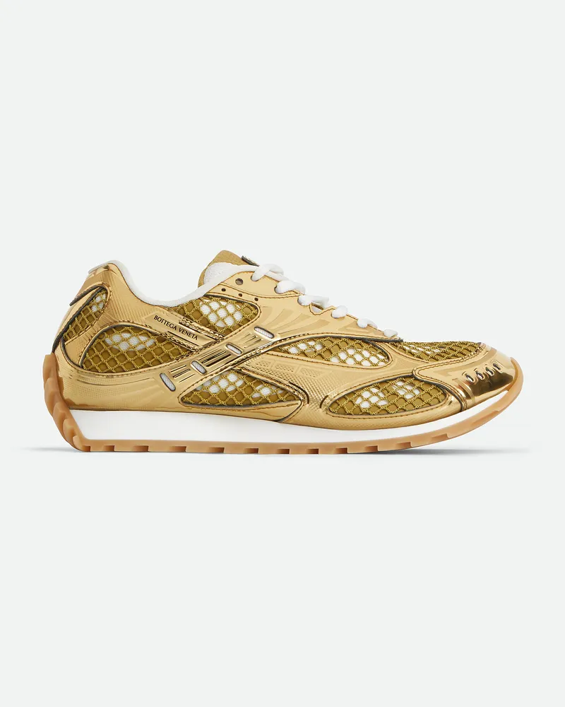 Bottega Veneta Orbit Sneakers Gold