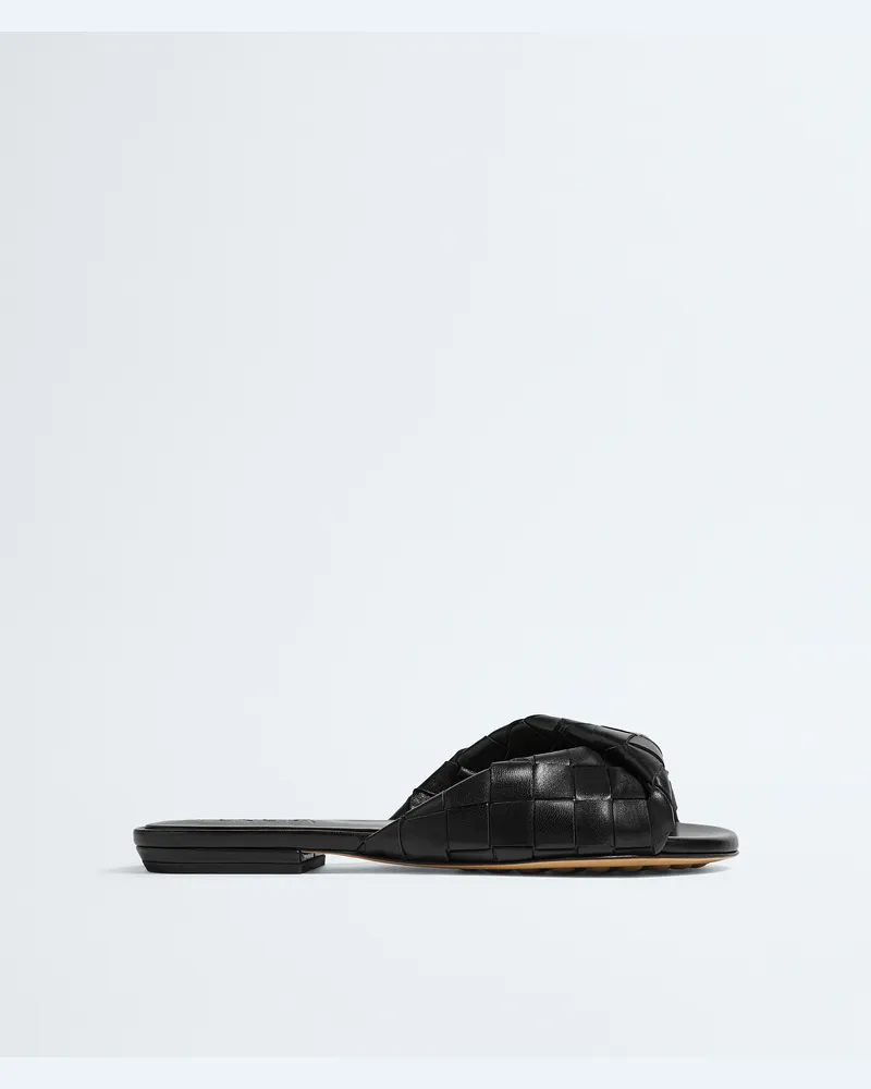 Bottega Veneta Flache Blink Mules - Schwarz - Damen 100 % Lammleder Schwarz