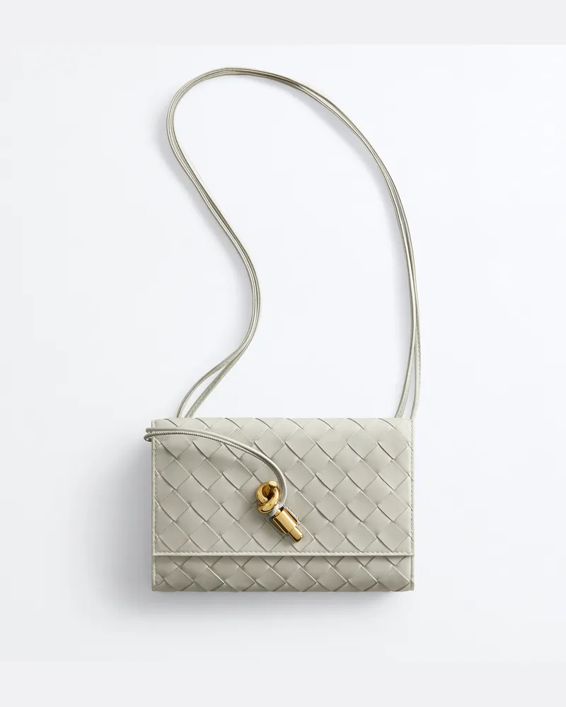 Bottega Veneta Andiamo Pouch mit Riemen-Grau - Damen Grau