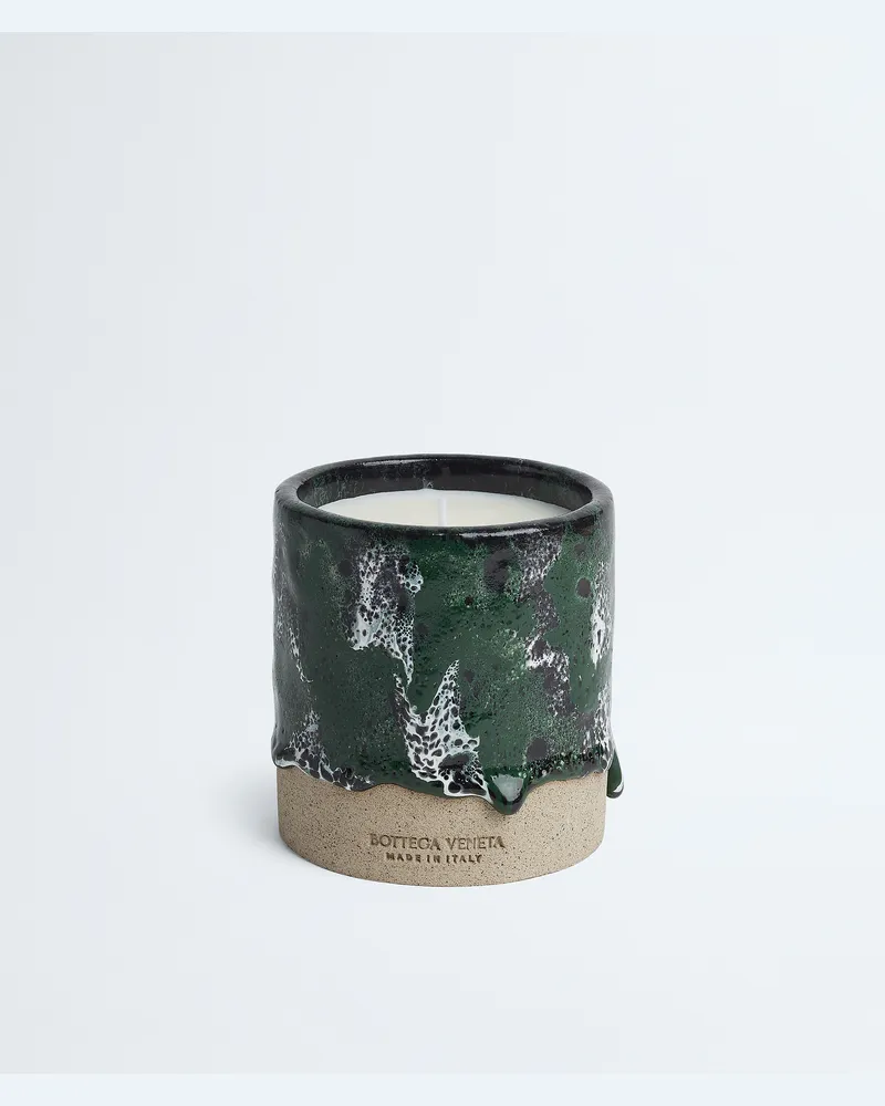 Bottega Veneta Raintree Glaze Kerze - Grün - Unisex - 20% Ton, 20% Glasur & 60% Wachs Grün