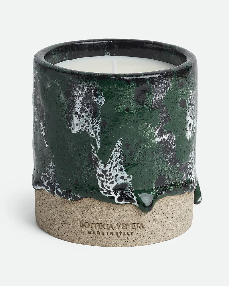Bottega Veneta Raintree Glaze Kerze - Grün - Unisex - 20% Ton, 20% Glasur & 60% Wachs Grün