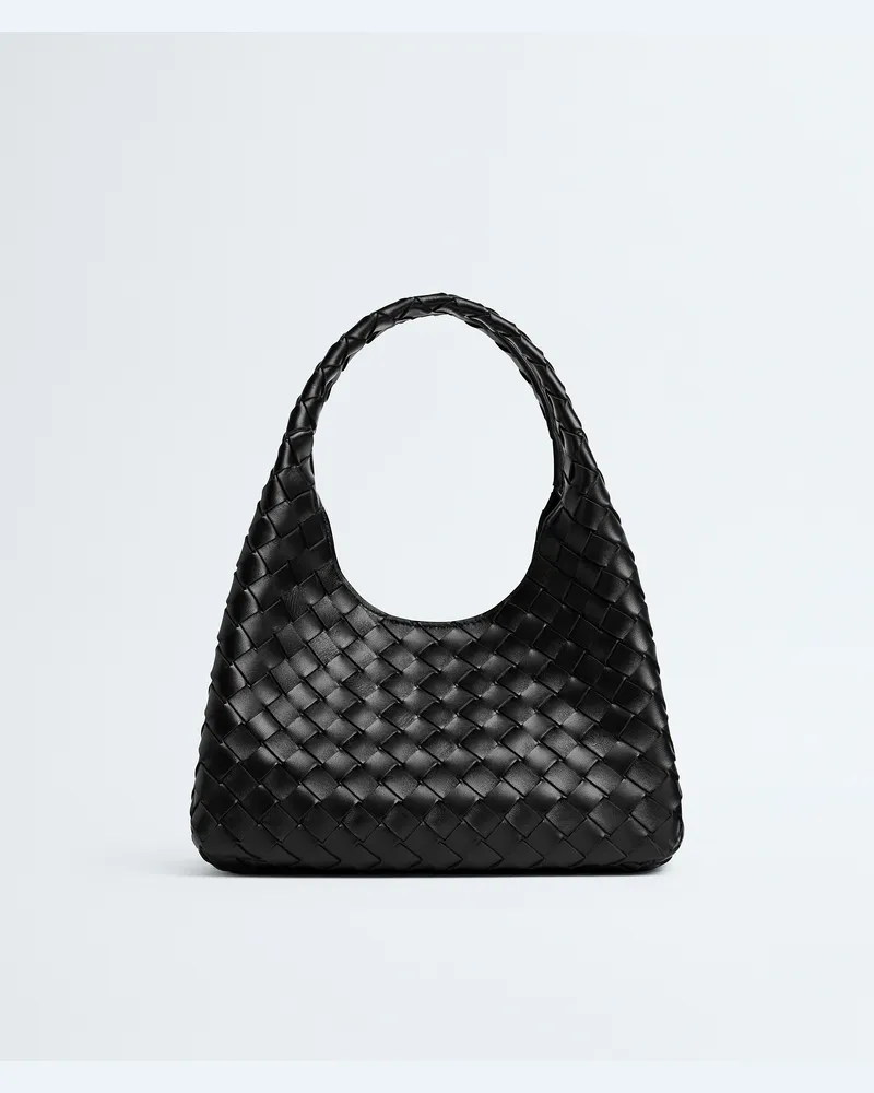 Bottega Veneta Kleine Campana - Schwarz - Damen - 100 % Lammleder Schwarz