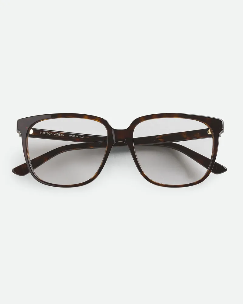 Bottega Veneta Quadratische Classic Brille Havana