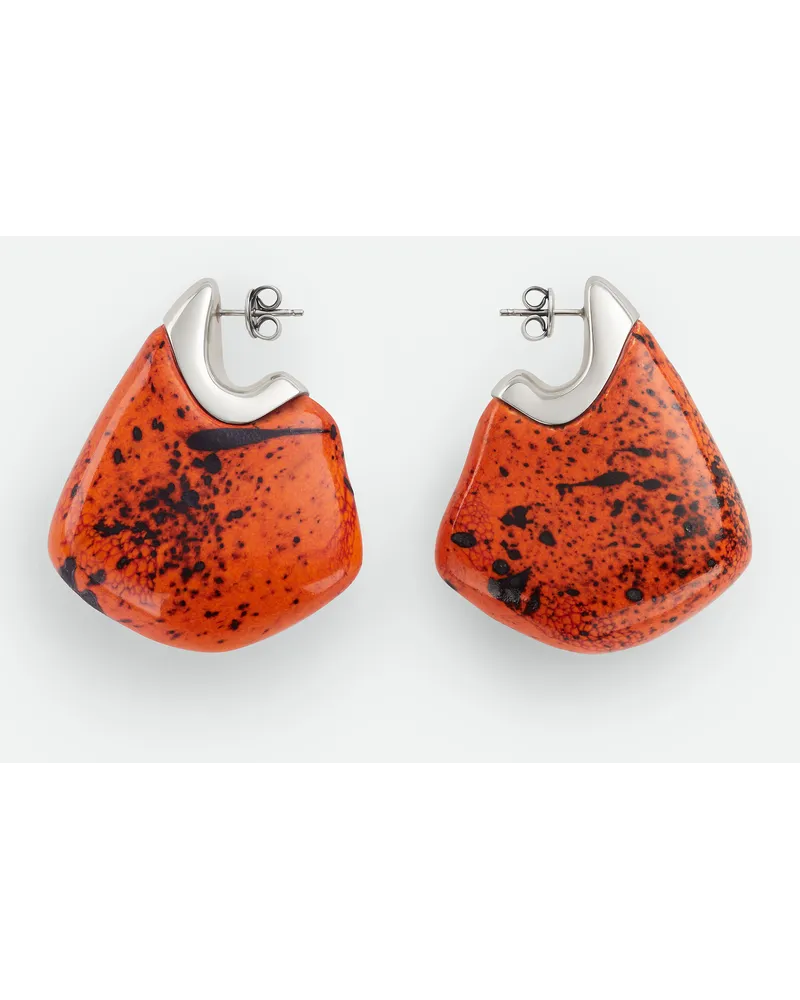 Bottega Veneta Große Fin Ohrringe As Keramik Tumeric